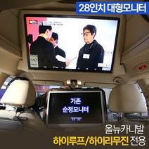 올뉴카니발 하이리무진 하이루프 27인치 천장모니터 순정과는 비교하지 마세요 LG패널 스마트TV, LG 27인치 천장모니터 세트