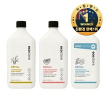 에코스토어 친환경 핸드워시 리필 850ml 포밍 리퀴드 향선택, 선택1/리퀴드Type_레몬그라스