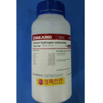 오피스안 중조 중탄산나트륨 탄산수소나트륨 (kor)Sodium hydrogen carbonate DAE(EP)-500G 시약