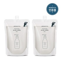 아로마티카 수딩 알로에 베라 젤 500ml 리필 2개, 없음