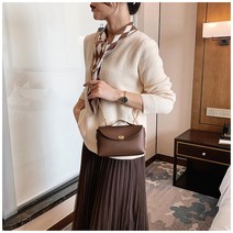 수지네작업실 가죽가방 DIY 미니크로스백 퀼트 만들기 국내 배송 가죽공예, 미니크로스백 브라운