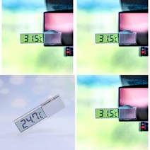 흡착식 디지털 온도계 자동차온도계 자동차온도게