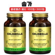 솔가 클로렐라 브로큰 셀 월 Broken Cell Wall 베지캡슐 100정 300정, 1개, 1개 100정 x 3