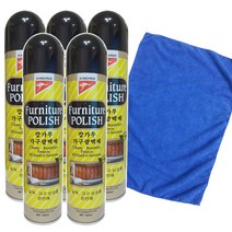 furniture polish캉가루가구광택제 5개+손걸레40x40, 1개
