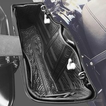 Futureshop 할리 새들백 라이너 오거나이저 14-21 OEM 표준 안감 CVO 테이퍼드 2021 스트리트 글라이드 스트레치 2 in 1 카펫 인서트 블랙 원 사이즈 차량