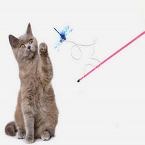 [뉴굿]카샤카샤 고양이 낚시대 4종 택1, 와이어깃털