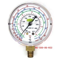 1PCS REFCO 에어컨 더블 헤드 복합 불소 미터 세트 고/저 전압 단일 액세서리, 한개옵션1, 02 M2-500-DS-R22