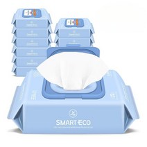 스마트에코 비바체 100매 12팩 캡형 아기물티슈