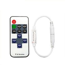 DC/USB/와이어 11 키 무선 조광기 Led 스트립 컨트롤러 RF 원격 2835 5050 5730 Led 스트립 빛 D, 한개옵션1, 01 11Keys DC White