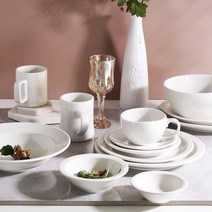 시라쿠스 도자기 뉴욕 백지 화이트 원형접시S 16cm, 단품