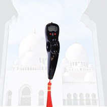 측정공구 SXH5136 대리석 컬러 전자 탈리 카운터 LED 경고음 기도 디지털 Tasbih 비즈 묵주 공장 도매, 08 black gold