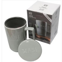 마시 머그컵 거름망 커피 녹차 필터컵 그레이 500ml, 상세페이지 참조, 상세페이지 참조