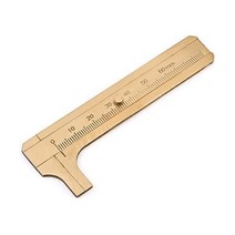 Utoolmart Vernier Caliper 80mm 7.6cm3인치 미터법 구리 측정 도구 외부 내부 정밀, 8cm Single Scale