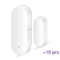센서 감지기 Techage-Tuya 스마트 와이파이 도어 센서 홈 보안 무선 창문 열림 닫힘 감지기 라이프 앱 푸, 04 10pcs