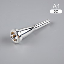 트롬펫 트럼펫 1pc 전문 마우스 피스 meg 3c5c7c 크기 바흐 초보자 뮤지컬, silver3c
