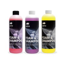 림피오 폼앤샴푸 500ml 1L 4L 갤런 윤활력 냄새 좋은 안전한 중성 세차버킷용 카샴푸 (14시 이전 당일출고), 노랑(1L)