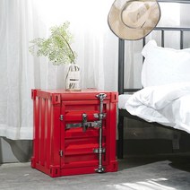 철제캐비넷 이케아철제수납장 침대 사이드테이블 엔틱테이블 금고 남편생일선물, 실버, 오른쪽