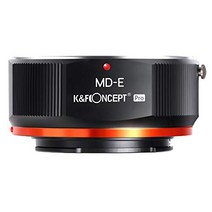 K&F Concept [2020 진화판] 마운트 어댑터 Minolta MD MC SR 렌즈-SONY NEX E카메라 장착 PRO Ⅱ 무광 마무리 반사 방지 무한원 실현 M15105 메이커 직영점