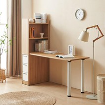 집중력쑥쑥 아이공부방 입학기념 H형 책상 아들방 1인, 화이트