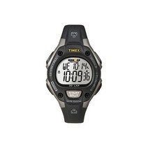 TIMEX IRONMAN 트라이애슬론 30 랩 중간 사이즈 그레이/블랙