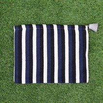 삼색 스트라이프 클러치백