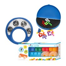 [캐스B] 기프트아이큐퍼즐+코블록위드카+베이비탬버린