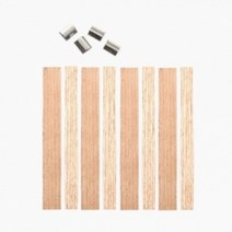 캔들씨 체리우드심지 5호 1.9cm (미국) 캔들 나무심지, 4개