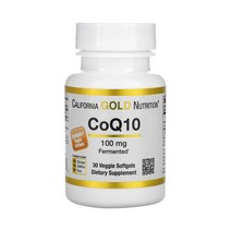 캘리포니아골드 뉴트리션 California Gold CoQ10 캘리포니아 골드 코엔자임Q10 100 mg 베지캡슐 30개입