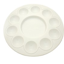 원형파레트 10칸 물통 대형 파레트 붓 원형파레트 미술