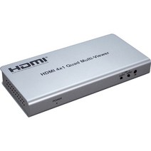 HDMI 분배기 4k 8x1 멀티 뷰어 스위처 8 in 1 out 심리스 스위치 4x1 쿼드 멀티 뷰어 4 채널 화면 분할기 pc 비디오 변환기, 1080p 4x1 상자 없음, 영국 플러그