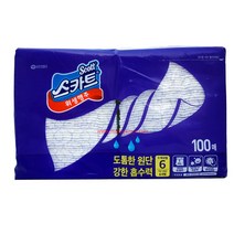 스카트 다용도 위생행주 100 매 일회용 주방행주 코스트코, 1
