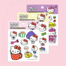 헬로키티 컷팅스티커3p세트, 단품