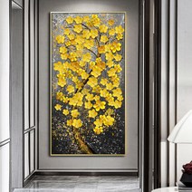 HAENGBUK 행운 금전수 대형 보석십자수 부자되는 실내 취미, 하나, 80X150CM