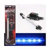 [올블루] 소형 LED수중등(대) 블루 27cm(2W) 완전방수 어항등, 상세 설명 참조