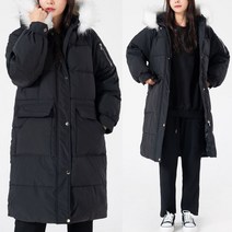 가성비 오피룩 퍼 후드 탈부착 점퍼 심플 따뜻한 다운 롱패딩 여성 겨울 패딩