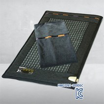 [이즈데어] 황토볼찜질온열매트 특대형+천연염색커버, 황토볼찜질온열매트 특대형+천