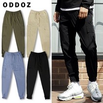 오드오즈 ODDOZ 스트래치 에센셜 밴딩 카고 조거팬츠