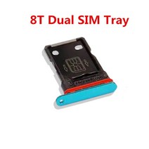 Oneplus 8T One Plus 듀얼 트레이 소켓 슬롯 홀더 칩 서랍 수리 하우징 부품 교체용 Sim 카드 어댑터, [02] green