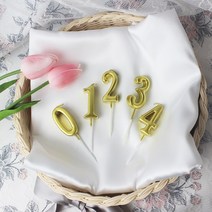 골드숫자초 골드초 생일 케이크 양초 파티 초, 숫자9