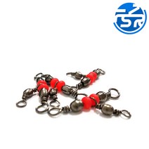 T형 구슬 삼각도래 쌍바늘 채비 가지채비 낚시용 도래, 8호