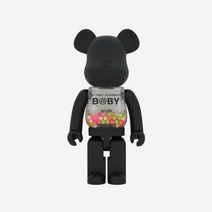 [정품] 베어브릭 마이 퍼스트 베이비 매트 블랙 버전 1000% Bearbrick My First Baby Matte Black Ver. 1049123