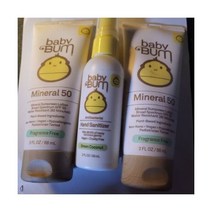 선크림 베이비 범 미네랄 프리 선크림 로션 SPF 50 3온즈 각각 exp 10/24