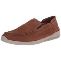 Clarks 남성용 Gorwin Step 스니커즈 다크 브라운 가죽. 8