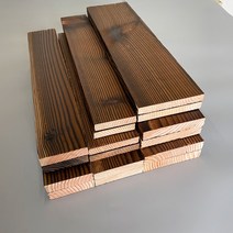 두꺼운 나무보드 오비끼 다루끼 방수합판 목재 판자, 두께 1.9cm x 폭10.6cm x 길이4m