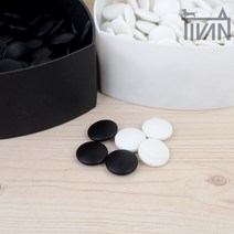 티반 바둑 게임 두뇌 발달 방과 후활동 기원 바둑알 18 호 21 백돌 흑돌 바둑돌, 사이즈, 21호
