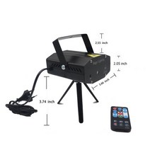 휴대용 빔프로젝터 프로젝트빔 빔프로젝트 미니 led 램프 원격 무대 조명 효과 조정 g 레이저 프로젝터 디스코 ktv 클럽 파티 음성 제어 dj 빛, 리모콘으로, 유럽 plug