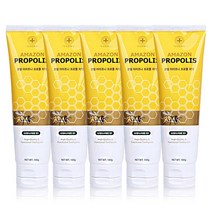 약국용 최신제조 대용량 잇몸질환 프리미엄 프로폴리스치약 180g x 5개 /구취제거 탁월 치주염 치석 백태 제거 내려앉은 잇몸/ 풍부한 거품 개운한 치약