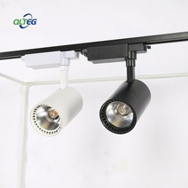 이케아 led레일조명 레일등 COB LED 트랙 조명 램프 12W 30W 스팟 레일 스포트라이트 천장 상점 의류 매장, 07 30W Warm White_01 Black