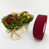 포장 리본 끈 제이제이리본 쉬폰리본25mm 40mm 21컬러 (길이 45M) 공단리본, CF12, 25mm