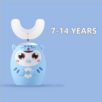 aa 용 소닉 전동 칫솔 실리콘 U자형 스마트 360 도 자동 USB 충전식, 7-14 years 9
